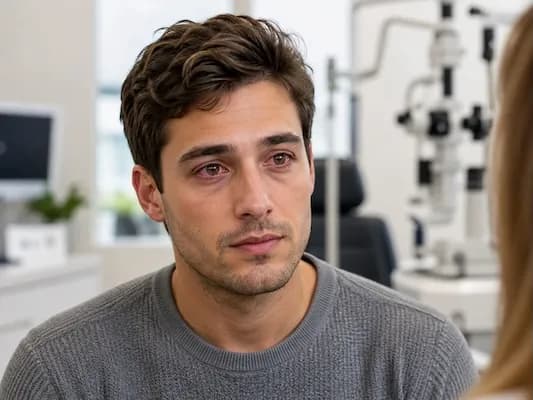 guy with red eyes